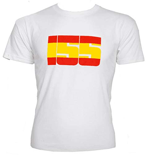 Camiseta Bandera España 155 Blanca