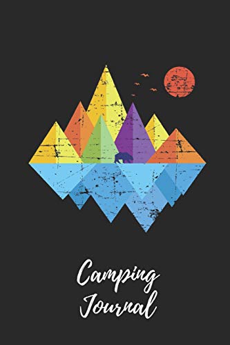 Camping Journal: Modern Mountains Camping Notebook / Journal / Notepad for Women, Men & Kids. Great Accessories & Gift Idea for all Camper & Camping Lover. [Idioma Inglés]