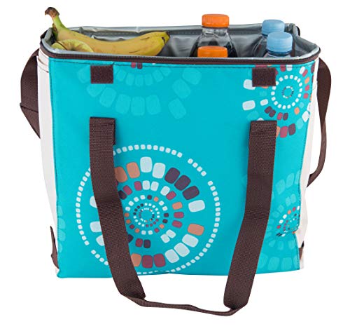 Campingaz Minimaxi Ethnic Nevera Flexible, Multicolor, 29 L + 9377 Acumulador Frio, Unisex, Azul, 18 X 9.4 X 3.2 Cm