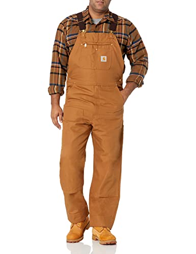 Carhartt Bib Overall Overol, Brown, W42/L32 para Hombre