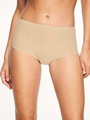 Chantelle DE Soft Stretch, Bragas Altas para Mujer, Paquete de 3, Marfil (Nude Wu), Talla Unica