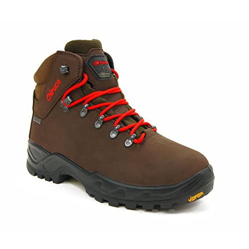 Chiruca Cares, Zapatos de Trekking Hombre, Marrón, 44 EU