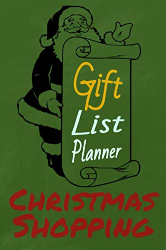 Christmas Shopping Gift List Planner: Shopping organizer and Budget Tracker