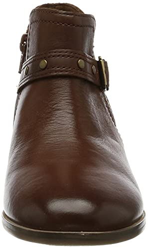 Clarks Trish Strap, Botas Estilo Chelsea Mujer, Dark Tan Lea, 38 EU