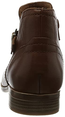 Clarks Trish Strap, Botas Estilo Chelsea Mujer, Dark Tan Lea, 38 EU