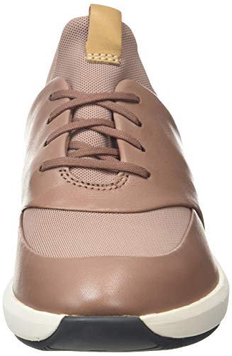 Clarks Un Rio Lace Zapatillas Mujer, Azul (Dark Blush Combi Dark Blush Combi), 37 EU