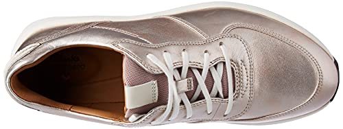 Clarks Un Rio Sprint, Zapatillas Mujer, Platino, 39 EU