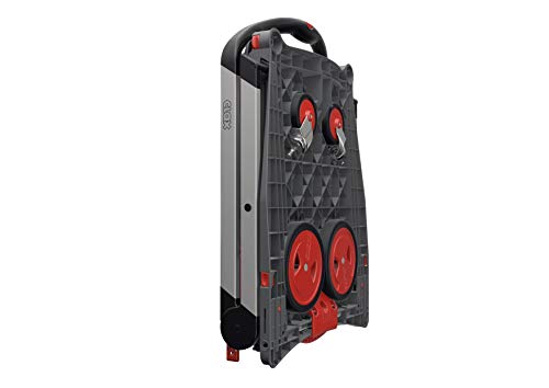 Clax Red Edition - Carrito de transporte plegable (sin caja plegable)