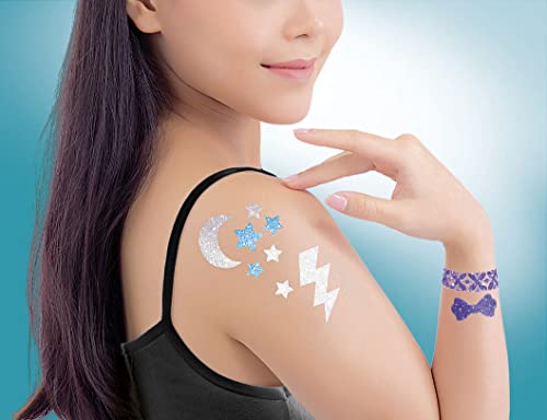 Clementoni - Crazy Chic-Glitter Tattoo 18513