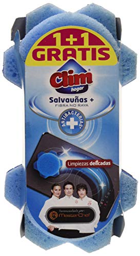 Clim Vitro Salvauñas Plus Antibacterias - 2 unidades, Negro, Estándar (K51103)