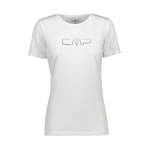 CMP - Camiseta para Mujer, Color Blanco, Talla 46