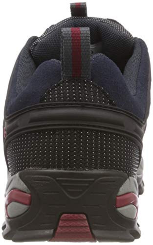 CMP Rigel Low Trekking Shoes WP, Zapatillas de Senderismo Hombre, Asphalt-Syrah, 42 EU