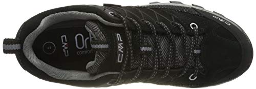 CMP Rigel Low Trekking Shoes WP, Zapatillas de Senderismo Hombre, Black-Grey, 42 EU