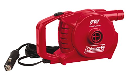 Coleman 12 Volt - Bomba eléctrica para Acampada, Color Rojo, Talla Standard