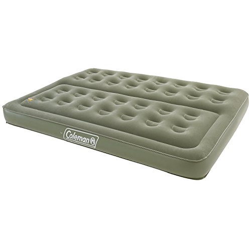 Coleman Comfort - Cama de aire, 188 x 137 x 22cm, color verde, soporta hasta max. 295 kg