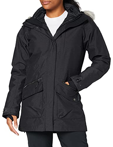 Columbia Chaqueta impermeable para mujer, Carson Pass IC Jacket, Nailon, Negro, Talla S, 1737241