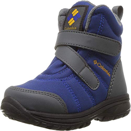 Columbia Childrens Fairbanks, Zapatillas de Senderismo Niños, Azul (Azul, Squash), 28 EU