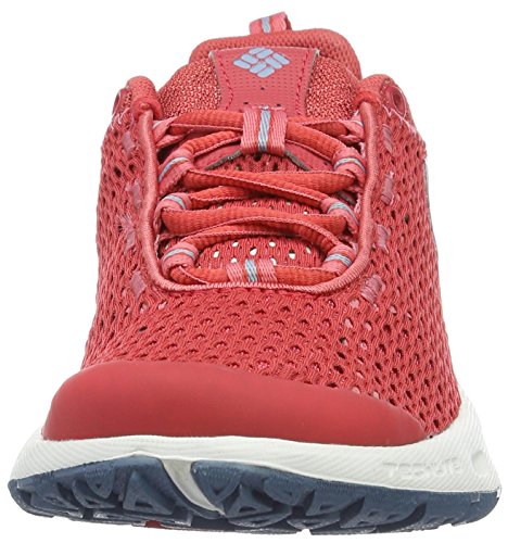 Columbia Drainmaker III, Zapatillas de Deporte Exterior Mujer, Rojo (Sunset Red, Dark Mirage 683), 36.5 EU