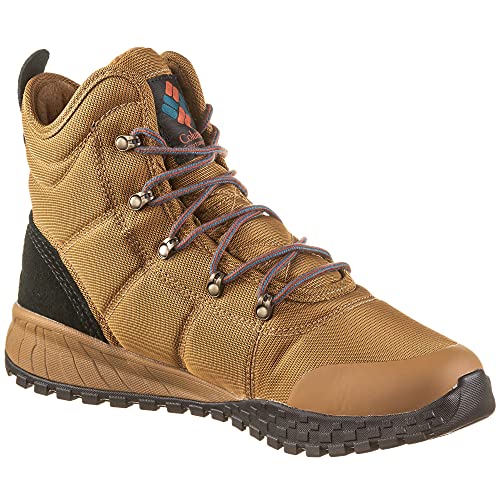 Columbia Fairbanks Omni-Heat, Botas para Nieve Hombre, Marrón (Elk/Rusty), 41 EU