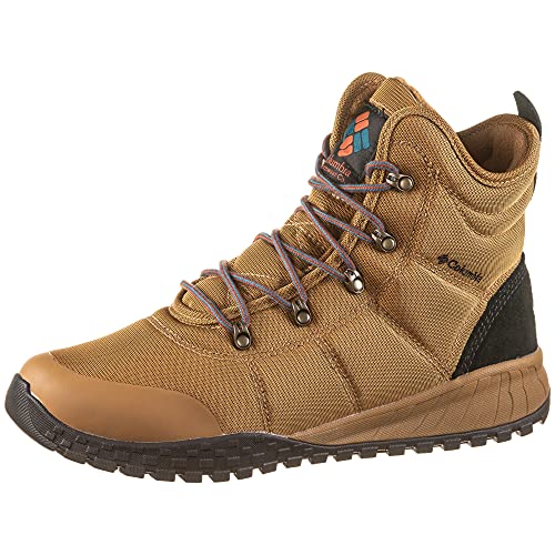 Columbia Fairbanks Omni-Heat, Botas para Nieve Hombre, Marrón (Elk/Rusty), 41 EU