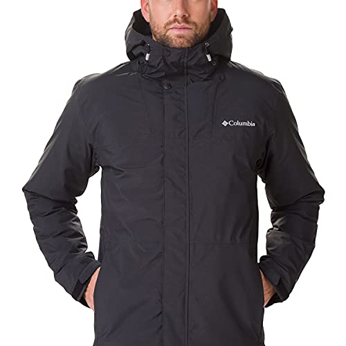 Columbia Horizon Explorer, Chaqueta térmica impermeable, Hombre, Negro (Black), Talla XL