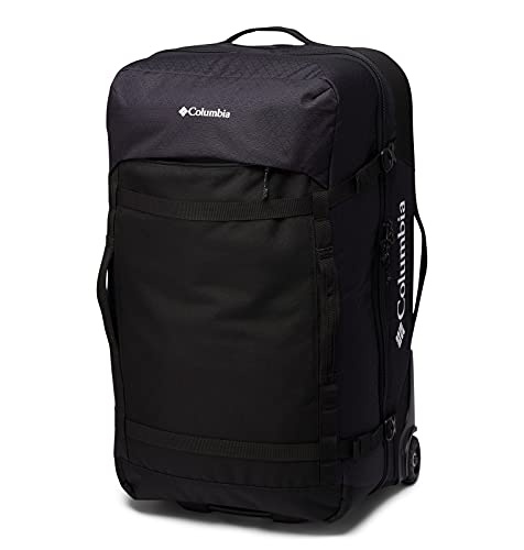 Columbia Mazama - Bolsa de Viaje con Ruedas (75 L), Unisex Adulto, 1933861, Negro, Talla única