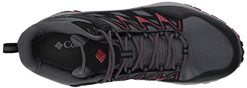 Columbia Men's WAYFINDER MID Outdry Hiking Boot, Graphite/red Velvet, 11 Regular US