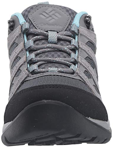 Columbia Redmond V2, Zapatillas de Senderismo Mujer, Gris (Graphite/Blue Oasis 053), 41.5 EU