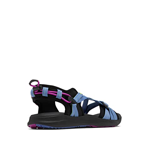 Columbia Sandal, Sandalias Mujer, Azul (Velvet Cove/Black), 38 EU