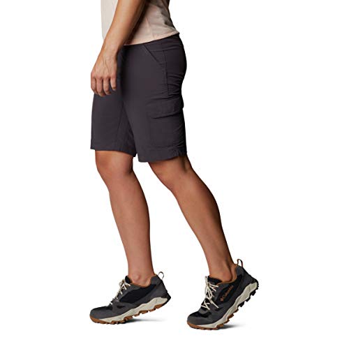 Columbia Silver Ridge 2.0 Pantalones Cortos Cargo, Mujer, Marrón (Timber), W10/L10