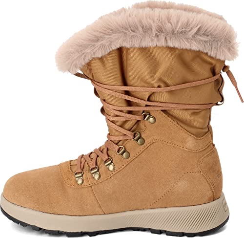 Columbia Slopeside Village Omni-Heat Hi, Botas para Nieve Mujer, Alce Naranja Otoñal, 42 EU