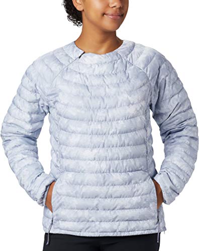 Columbia Sportswear Powder Pass - Jersey para Mujer (Talla L), diseño de Nubes