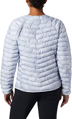 Columbia Sportswear Powder Pass - Jersey para Mujer (Talla L), diseño de Nubes