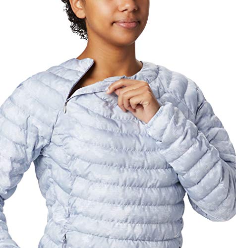 Columbia Sportswear Powder Pass - Jersey para Mujer (Talla L), diseño de Nubes