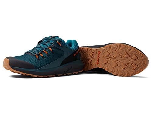 Columbia Trailstorm Waterproof, Zapatillas de Senderismo Hombre, Dark Seas, Persimmon, 40 EU