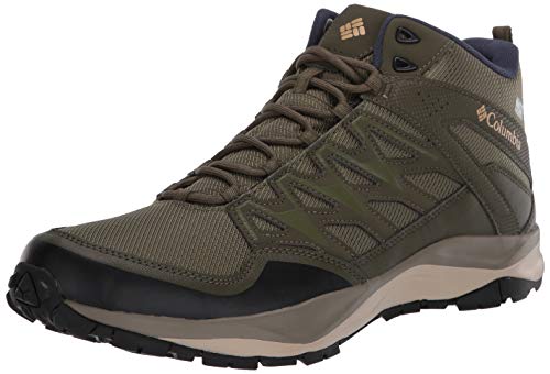 Columbia Wayfinder Mid Outdry, Zapatillas para Caminar Hombre, Hiker Green/Li, 46 EU