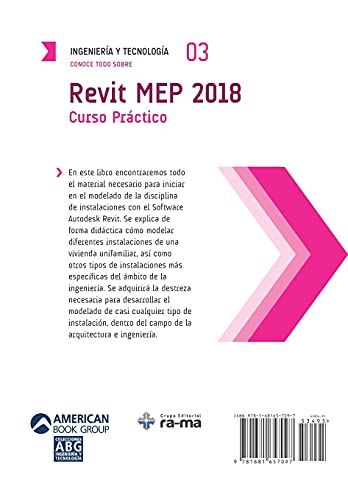 Conoce todo sobre Revit MEP 2018: Curso Práctico (Colecciones ABG - Ingeniería y Tecnología)