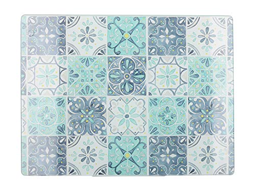 CREATIVE TOPS Protector de encimera de cristal con Azulejos, 40 x 30 cm, Multicolor