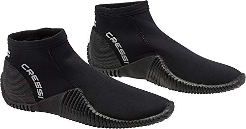 Cressi Low Boot Escarpines de Buceo, Unisex Adulto, Negro, XXL