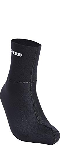 Cressi Resilient Escarpines Muy elásticos, Unisex Adulto, Negro, L (42/43)