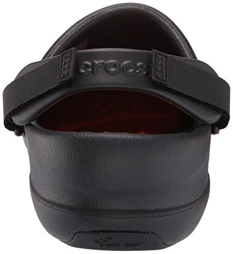 Crocs Bistro Pro LiteRide Unisex Adulta Roomy Fit, Negro (Black 001), 42/43 EU