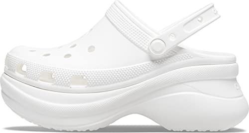 Crocs Classic Bae Clog, Zuecos Mujer, White, 42 EU