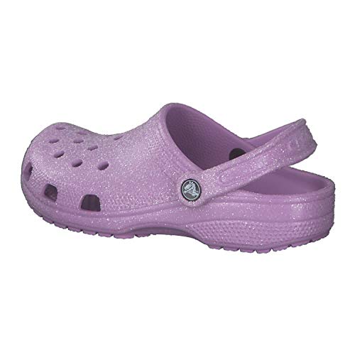 Crocs Classic Glitter Clog Unisex Adulta Zoccoli, Morado (Orchid), 39/40 EU