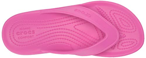 Crocs Classic II Flip Unisex Adulta Flip Flop, Rosa (Electric Pink), 39/40 EU