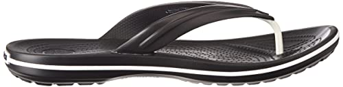 Crocs Crocband Flip W, Zapatillas Mujer, Negro Black, 39/40 EU