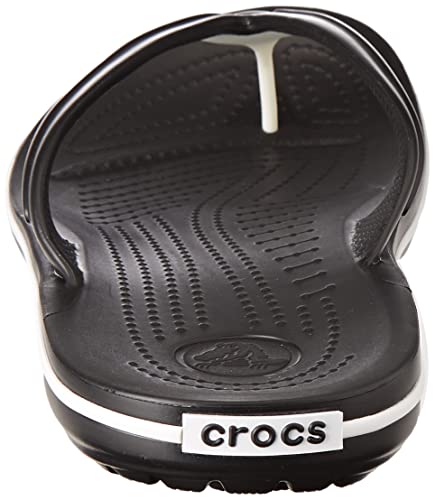 Crocs Crocband Flip, Zapatillas Unisex Adulto, Negro, 38/39 EU