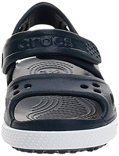 Crocs Crocband II Sandal Unisex Niños Sandals, Azul (Navy White), 33/34 EU