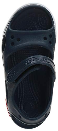 Crocs Crocband II Sandal Unisex Niños Sandals, Azul (Navy White), 33/34 EU