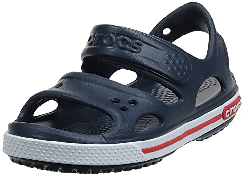 Crocs Crocband II Sandal Unisex Niños Sandals, Azul (Navy/White), 23/24 EU