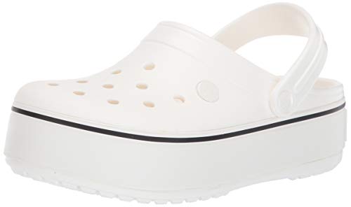 Crocs Neria Pro Clog, Mujer Zueco, Blanco (White), 41-42 EU